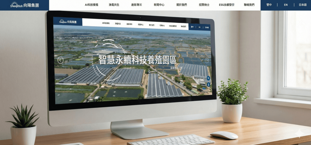 向陽集團 集團企業網頁設計・賴家榮 實戰歷程